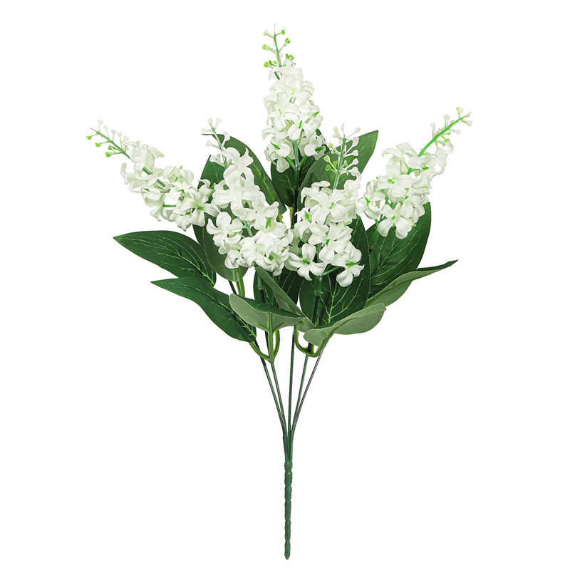 Bouquet de fleurs artificielles, Blanc, crème