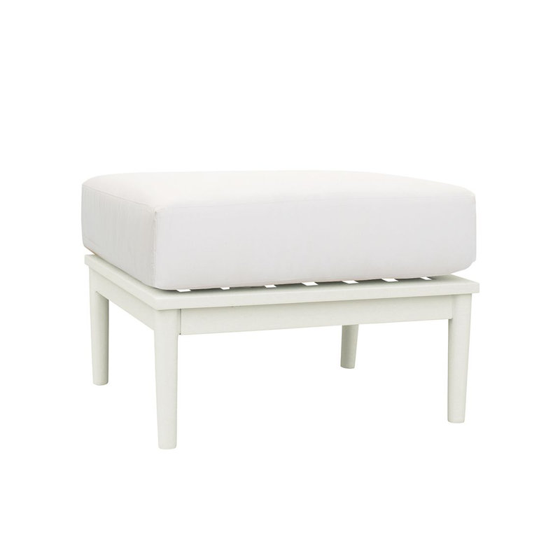 Nevis Ottoman With Cushion, Canvas