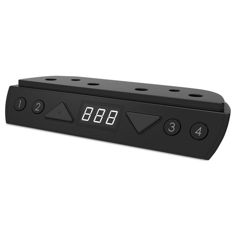Gray Adjustable Electric Table Base with Memory Controls