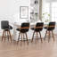 Swivel Upholstered Counter Stool-2011558005-2011558006-2011558009