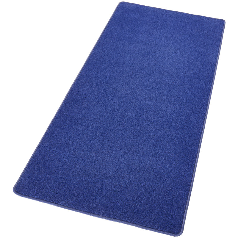 Fancy Tufted Blue Rug, Runner 80 x 200cm