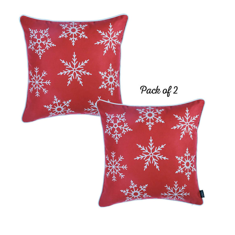 Housse de coussin, Rouge