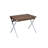 Weathered Oak And Chrome Finish Writing Desk | Gift Idea-553447291