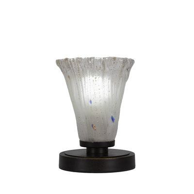 Lampe d'appoint Aneka montrée avec verre