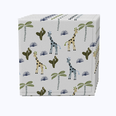 Cotton Twill Animals/Nature Square Napkin