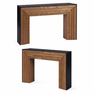 47In Modern Wood Console Table , Entryway Table, Sofa Table - Rustic & Contemporary Design