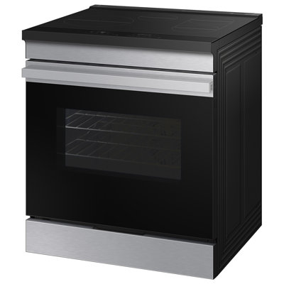 Samsung Bespoke Smart Slide-In Induction Range 6.3 cu.ft. with Anti-Scratch Glass Cooktop and AirFry