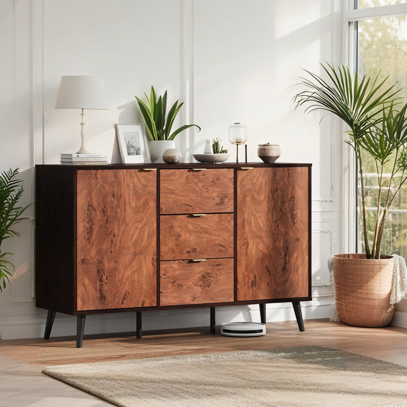 Buffet 51,5 po Mid-Century Modern