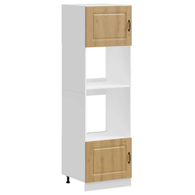 Oven Cabinets 2 Pcs Lucca Engineered Wood