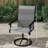 Outdoor Gray Chairs,Swivel Chairs Set Of 2-980657234