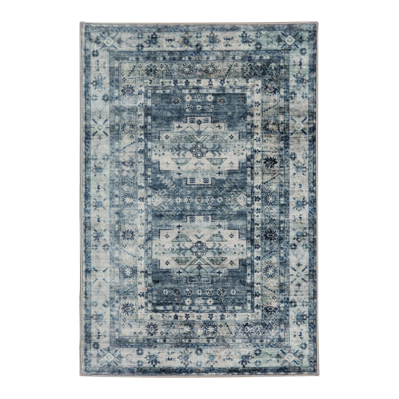 Tapis antidérapant Darryl-James, Rectangle 3 pi 6 po x 5 pi 6 po