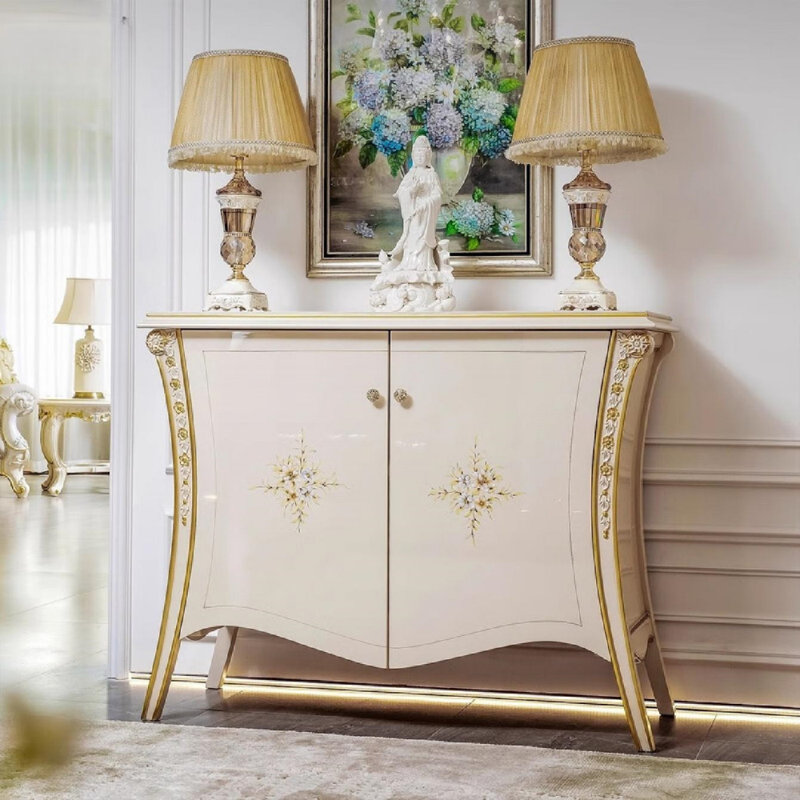 Artistic Painted Sideboard