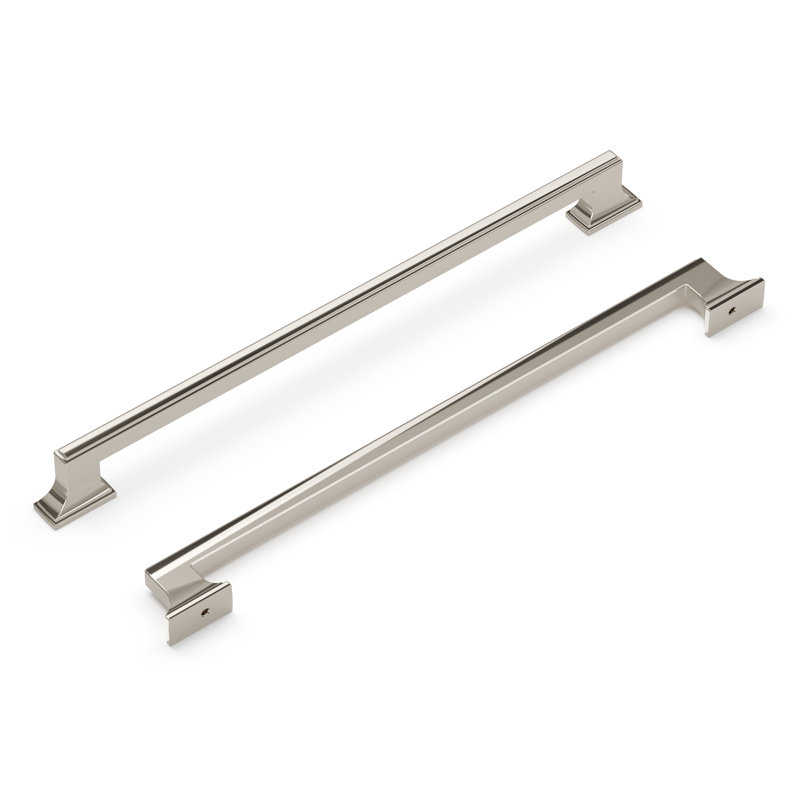 Brownstone Bar / Handle Pull, 12", Polished Nickel