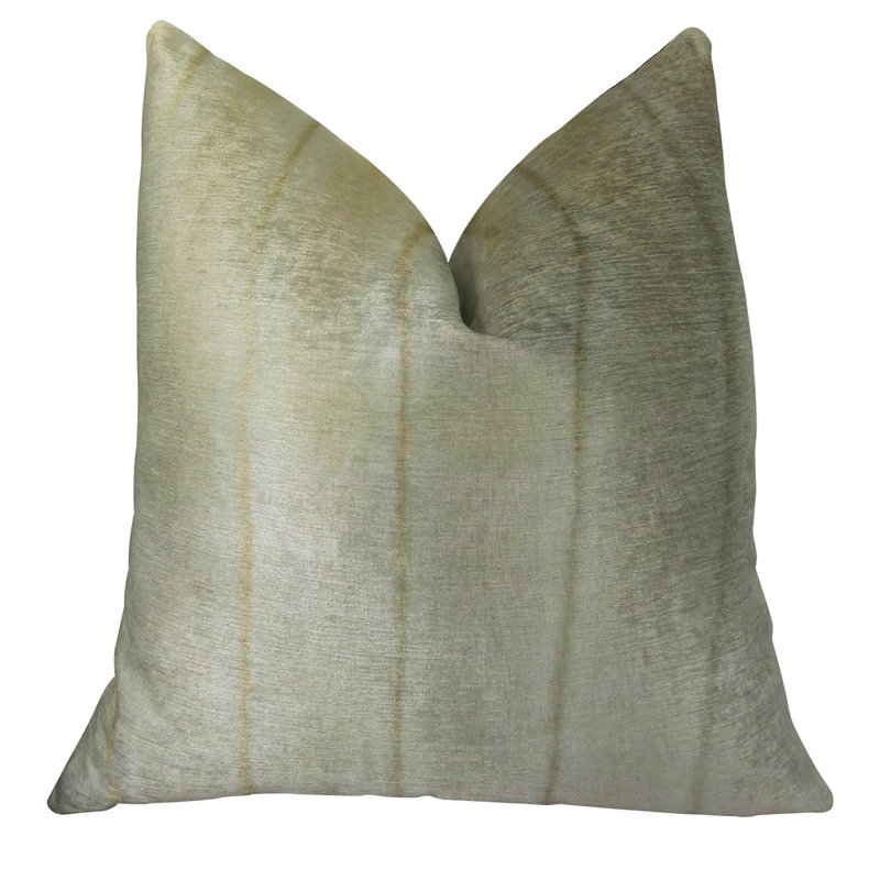 Luxueux coussin vison fabriqué à la main, 20" x 30", Coussin lombaire