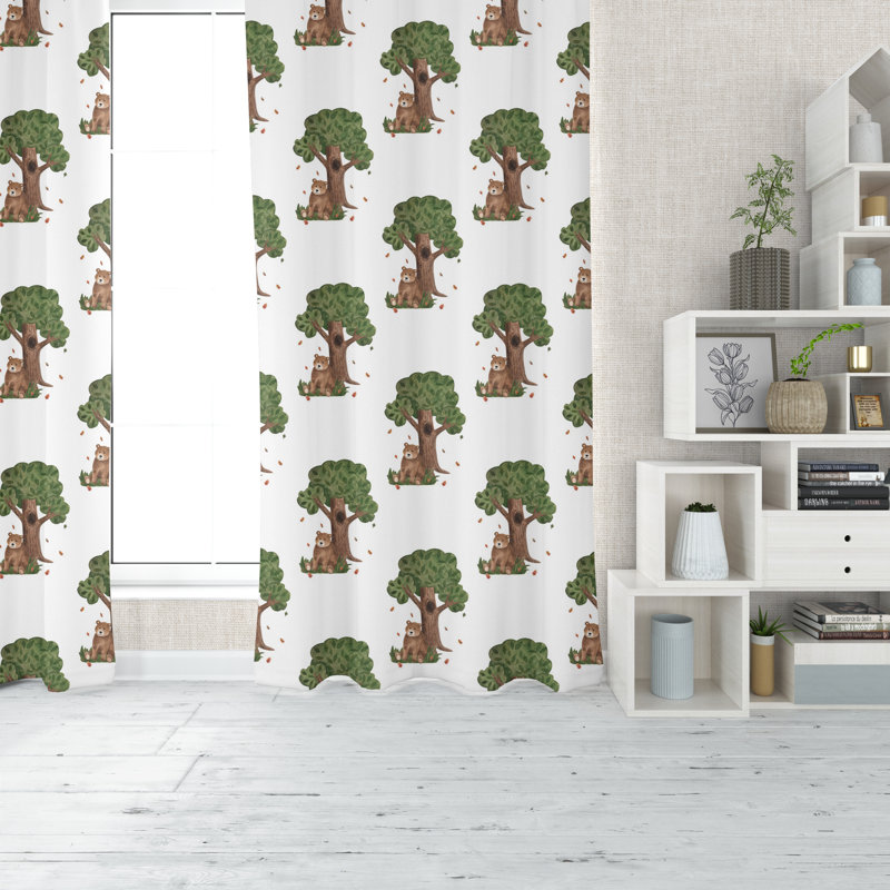 Jenne Room Darkening Curtain, 20" W x 82" L