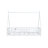 Twin Tent-Shaped Floor Bed, With Guardrails,Slats And Door,White-531117953