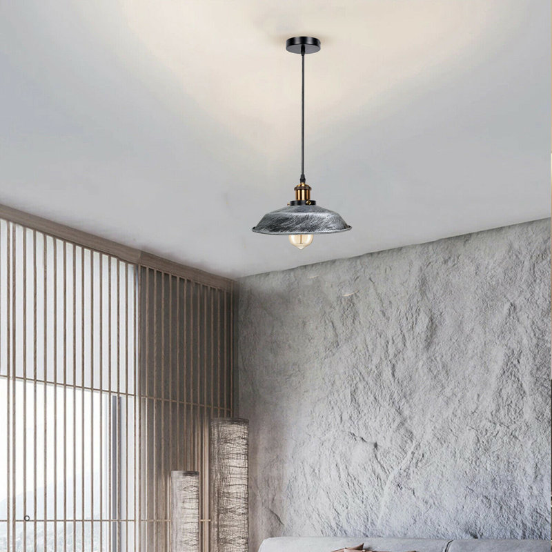 Guerra 1 - Light Dome Pendant, Brushed Silver