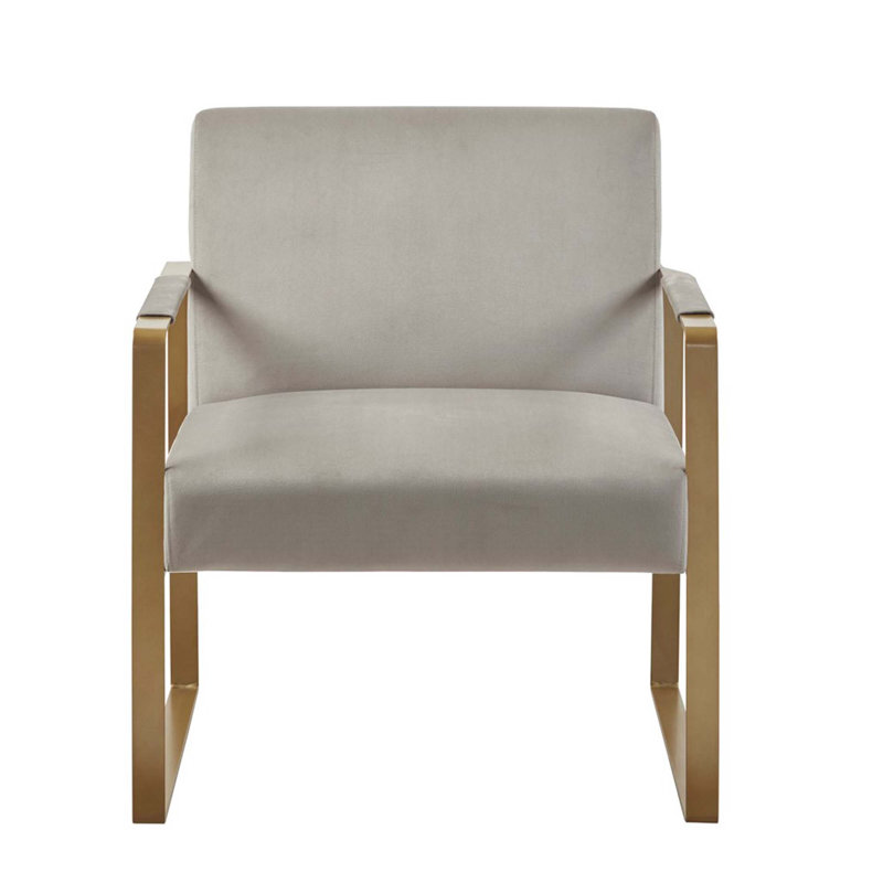 Chaise d'appoint rembourrée pour le salon