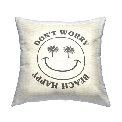 Polyester Throw Square Indoor/Outdoor Pillow Cover & Insert