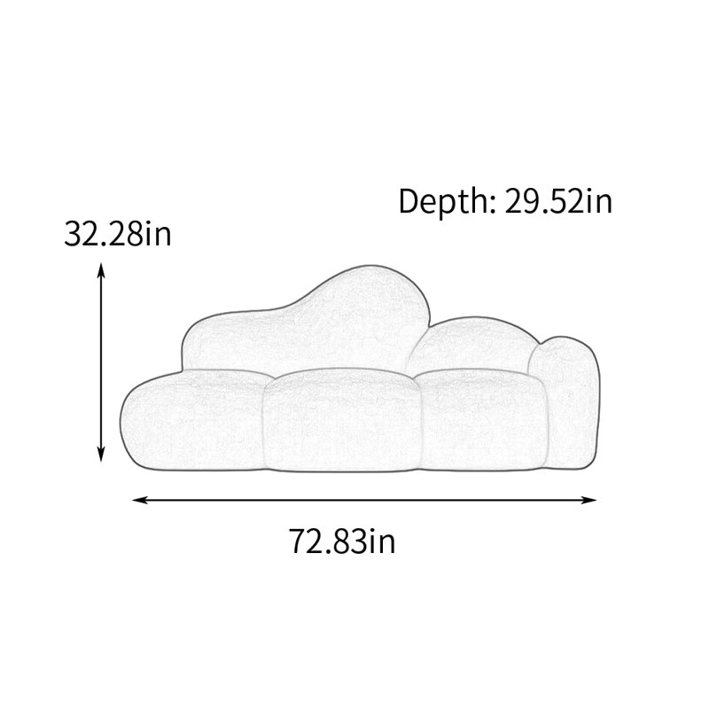 Méridiennes d'intérieur Leisure Flannelette, Orienté à droite, Beige