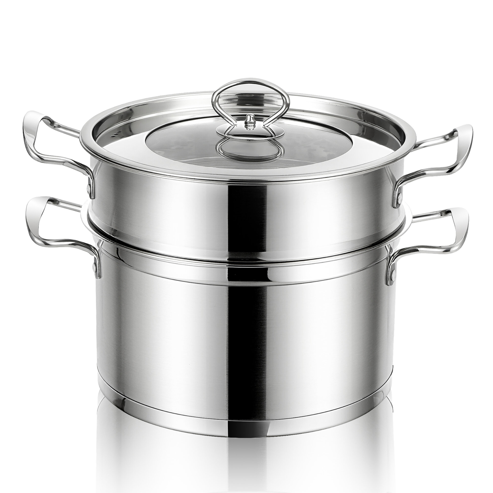 Gibson Home 8.5 qt. Stainless Steel Steamer Pot