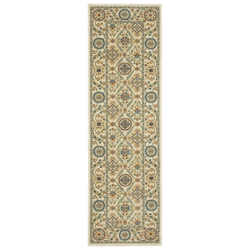 Parmele Oriental Indoor Rug, Runner 2'3" x 7'6"