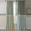 Panneau de rideau simple Madison Park Anaheim Green à carreaux tissés, occultant et doublé en polaire thermique, 50 x 108 pouces.-468698001-414557278