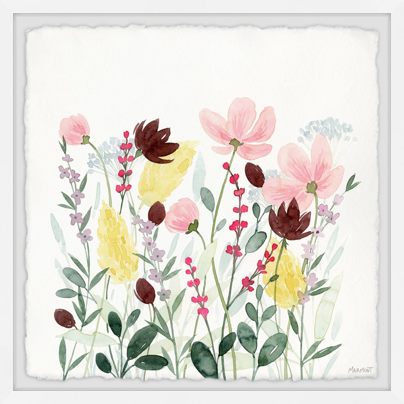 May Posy I by Marmont Hill - Single Picture Frame Painting, 51cm H x 51cm W