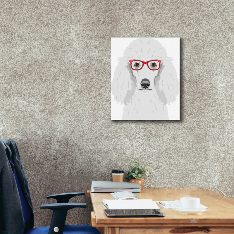"Caniche portant des lunettes de hipster" par les affiliés Furbaby