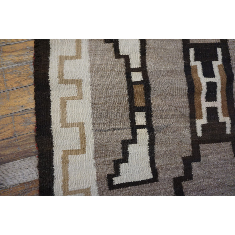 Hand Knotted Wool Geometric Area Rug