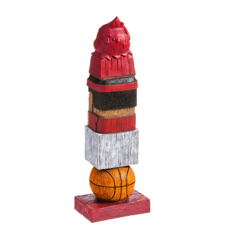 Sports Plastic Garden Statue, 16" H x 5.5" W x 4" D, University of Louisville