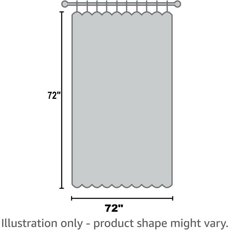 Waffle Shower Curtain with Liner Included, White