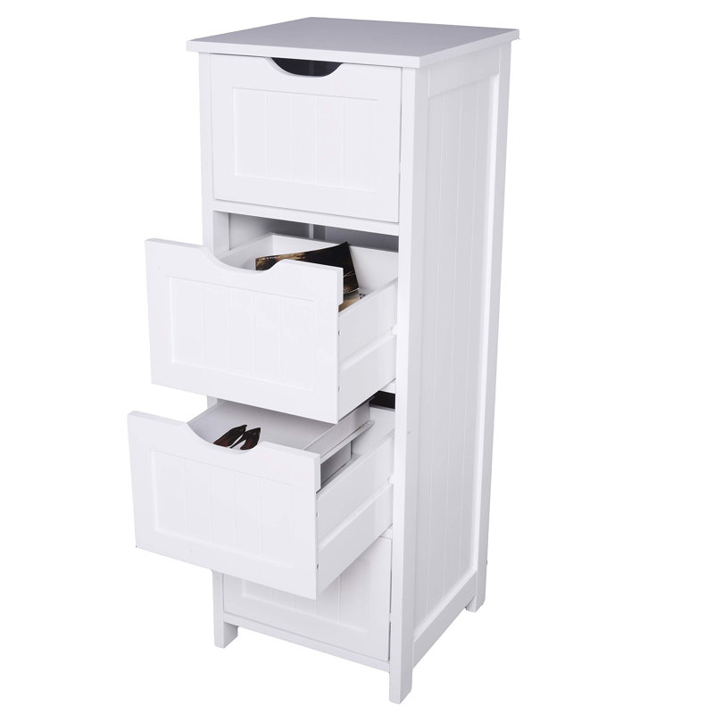 Eldersburg Bathroom Shelves, White