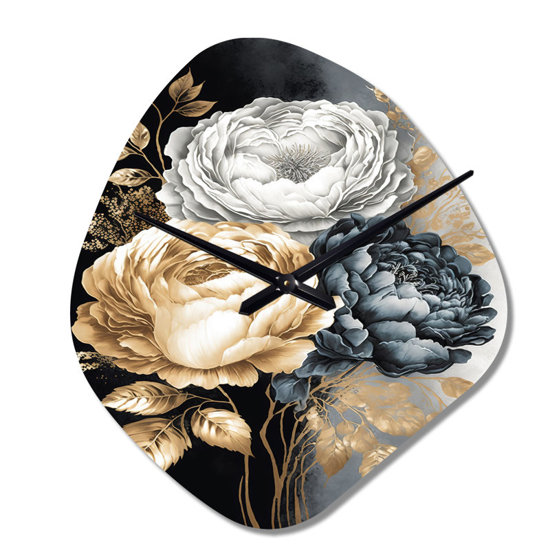 Horloge murale en forme de rose Bonaridge, Petit