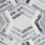 Mezzo 11x18 Polished Calacatta Marble Mosaic Tile-1392186652