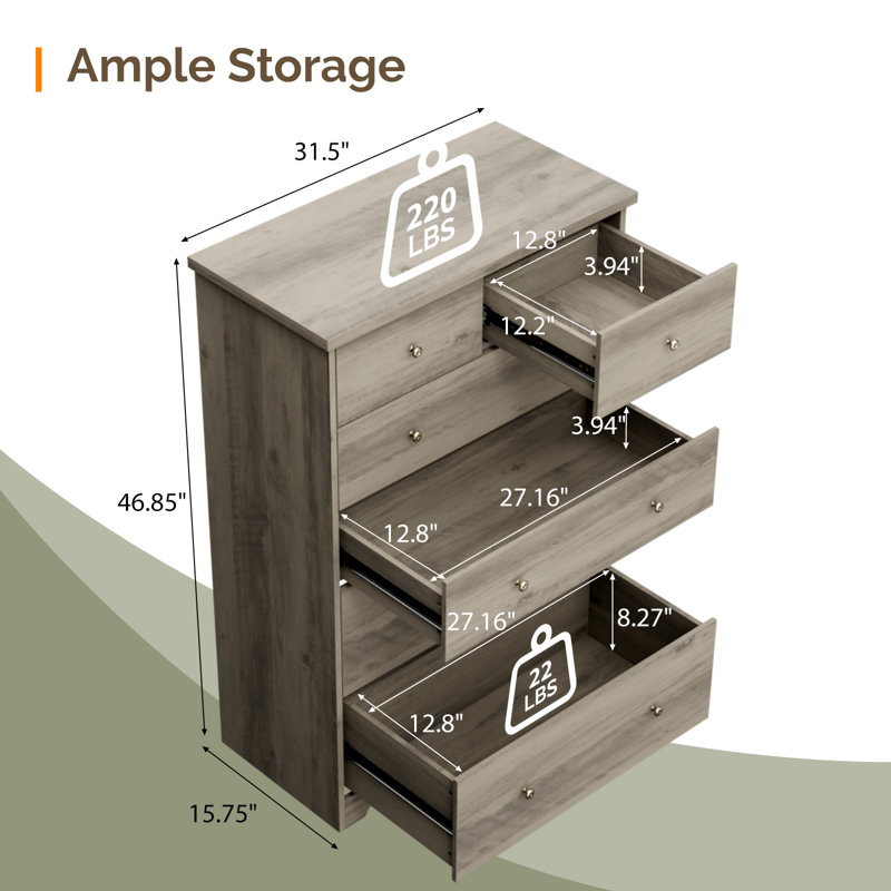 Armoire 6 tiroirs