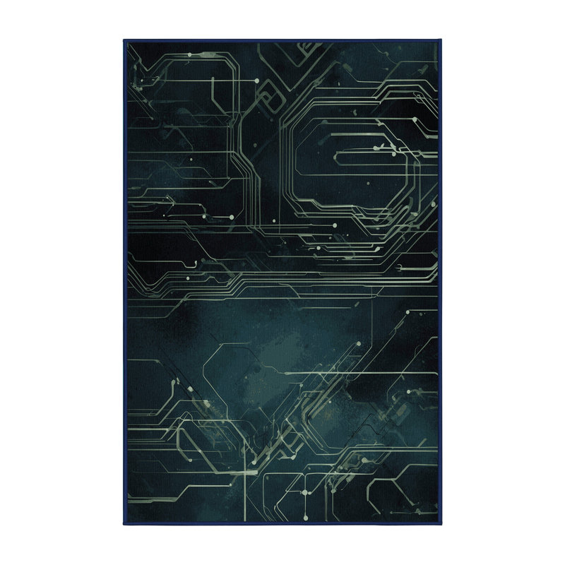 Void Nexus Rug, Rectangle 5' x 8'