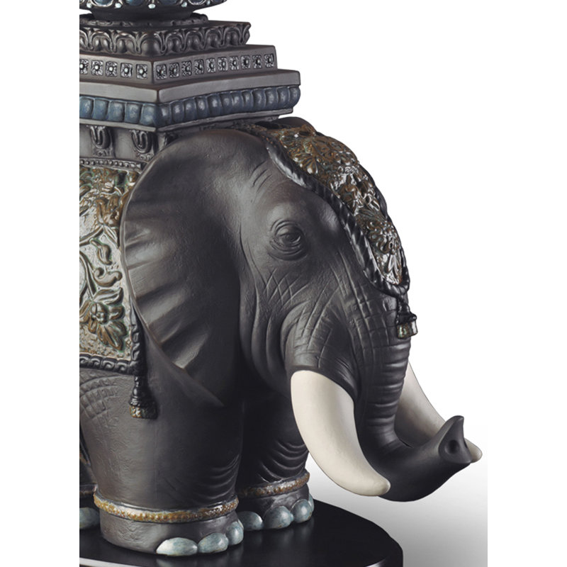 Lampe de table 27,56 po Siamese Elephant