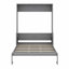 Lit escamotable avec bureau, lumières DEL et station de charge USB-299056869