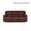 Canapé inclinable manuel de 81,5 po de largeur avec accoudoirs coussinés-130372668