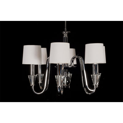 Intense 6 - Light Shaded Chandelier