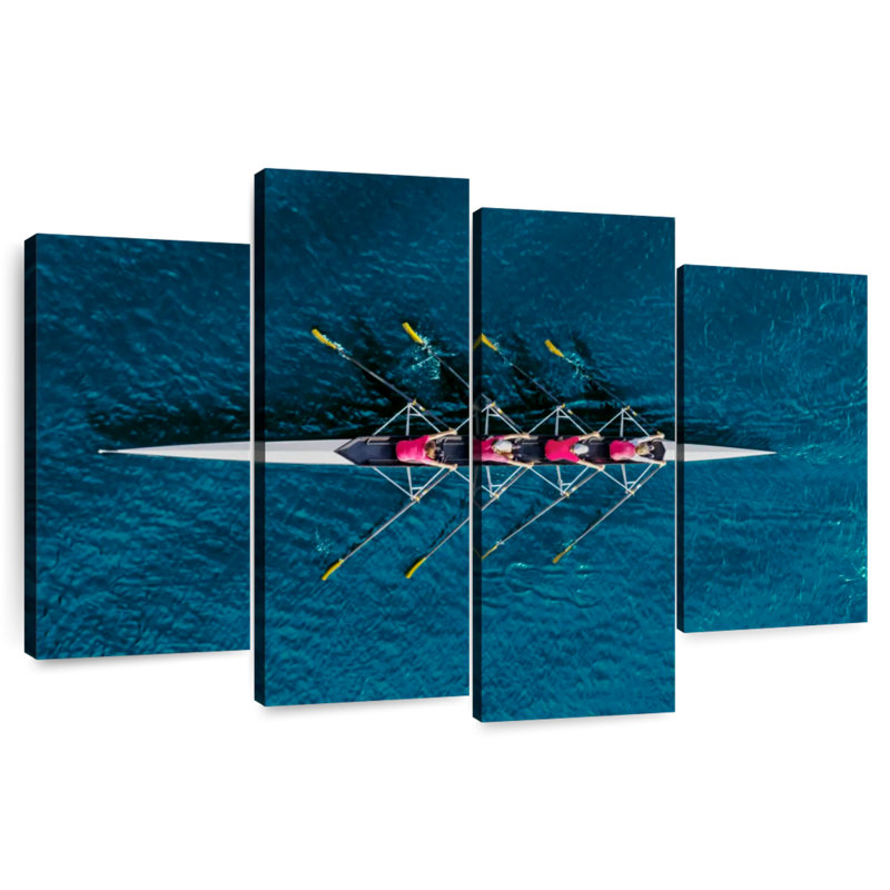 Women rowing team Sireci, H 22 po x l 36 po