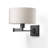 Dimmable Plug-in/Hardwired Swing Arm Wall Sconce With Bulb