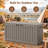 Emperic Design 44.31'' W 80 Gallons Water Resistant Resin Lockable Deck Box in Brown