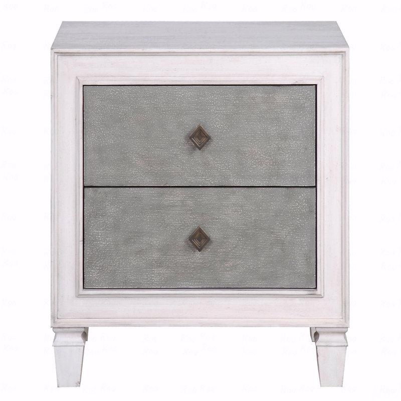 Table de chevet 2 tiroirs