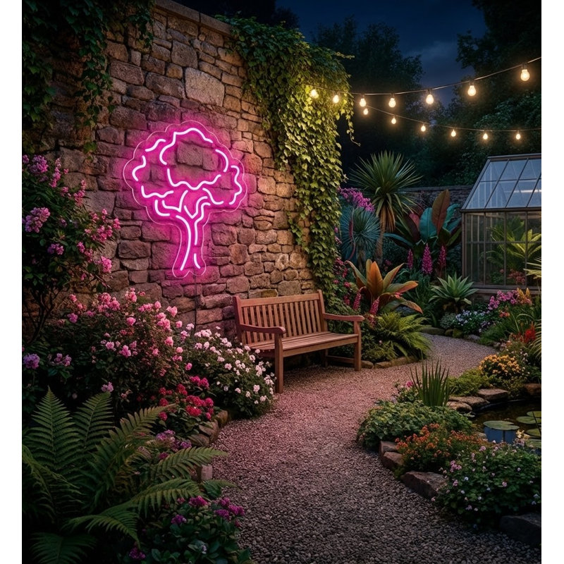  | Enseigne néon rose vif | Fabriqué avec un tube néon incassable flexible de qualité supérieure qui émet une lueur vibrante pendant plus de 50 000 heures sans scintillement ni obscurité | 24 x 21 | Rose vif