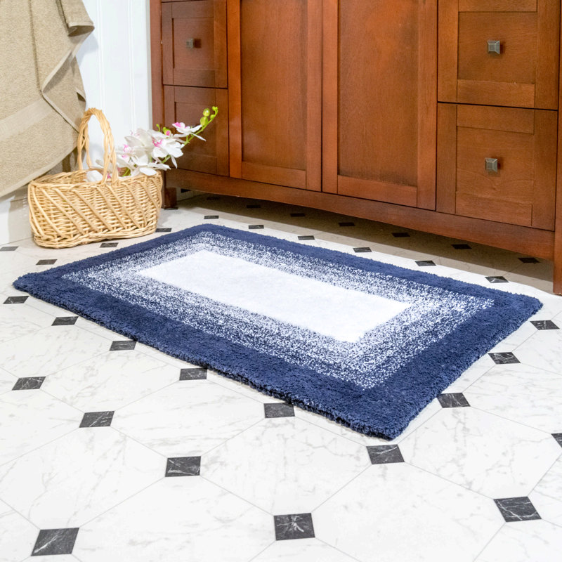 Ensemble de tapis de bain Zenda Crofoot, Denim foncé