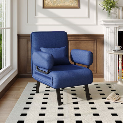 Burie Upholstered Linen Accent Chair