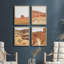 Arizona Texas Mountain Valley, reproduction encadrée de 4 pièces-90605092-90605095