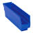 Economy Shelf Bin, nesting, (7) divider slots, rear hanglock, molded-in label holder, polypropylene, case of 36-897495056-897495074